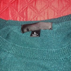 Green sweater